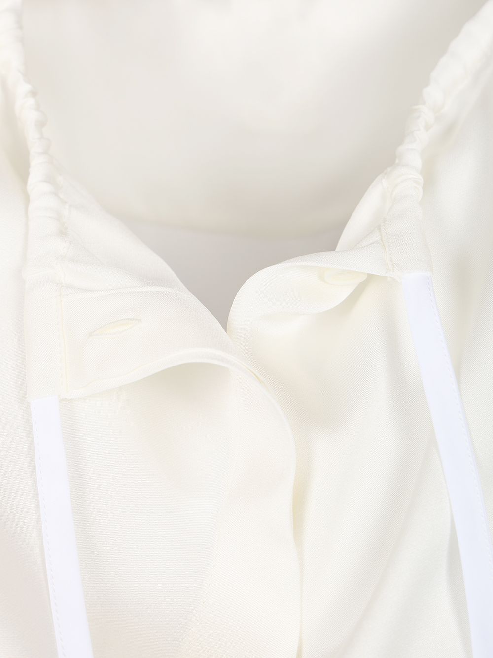 Loewe Silk Satin Blouse Shirts - White | cf024d9d915b5eadcdee086f8296f261be10169e