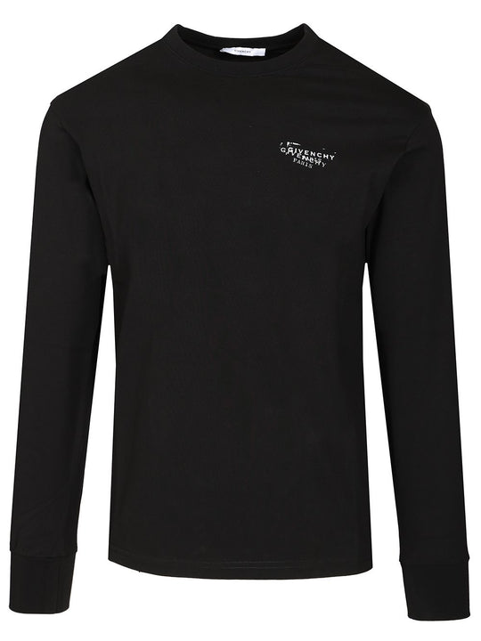 Regular Long-Sleeved T-Shirt Black