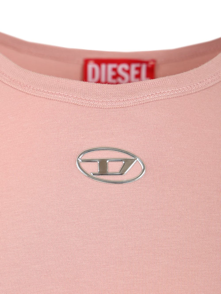 Diesel Slim Fit  Stretch T-Shirt - Rose | 419d2a7dc57f65dbb845b4c02882e2e07820ae4c