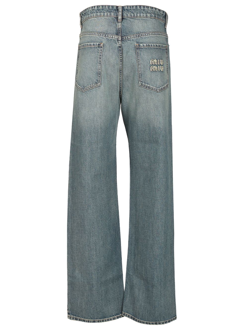 Miu Miu 5-Pocket Jeans - Blue | 672d225add3f24540cfb322846c61d34fc0c1cf7
