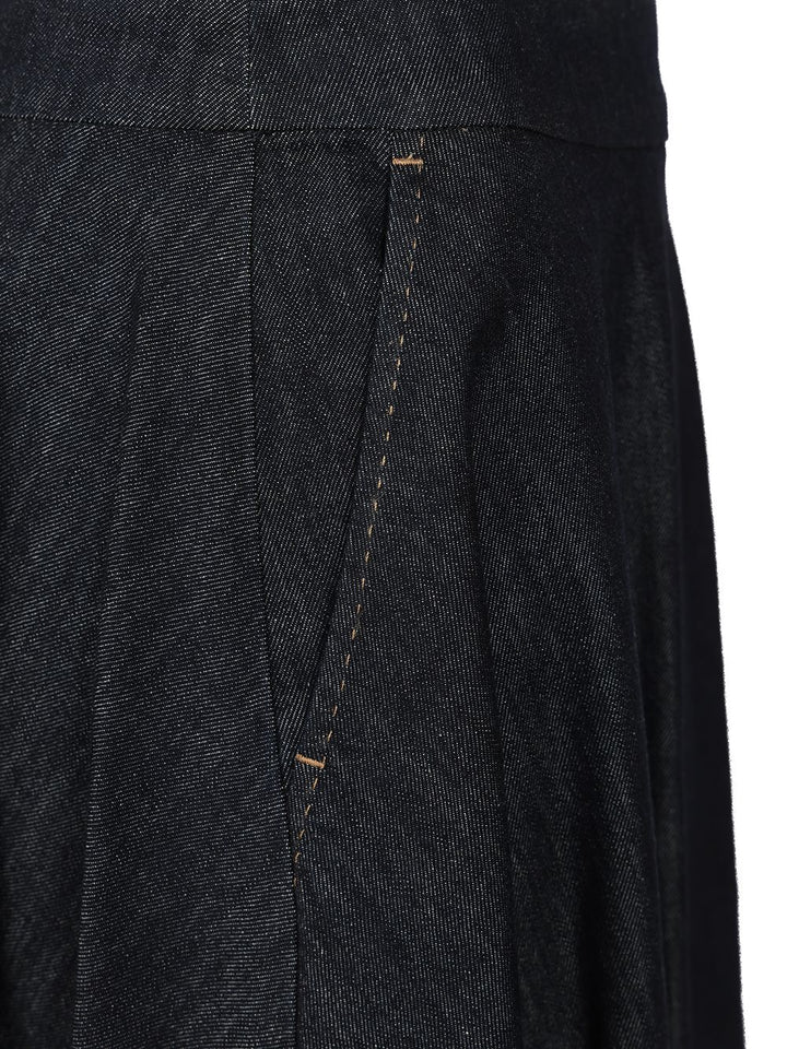 'S Max Mara Flared Denim Skirt Skirts - Blue | 0adf1e00b67adc51c49927cfdfc31912d34ca070