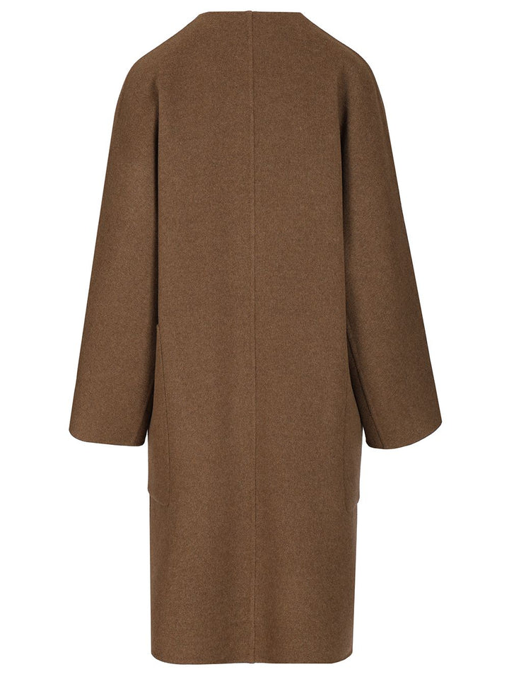 The Row Tiberus Coats - Brown | 6584c98a7fd94855a1e4928fa319984d2c7b5071