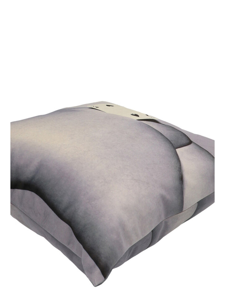 Seletti Two Of Spade Cushions - White/Black | 56a3935b5e4b1fef65e043e373c00c8eafa87fae
