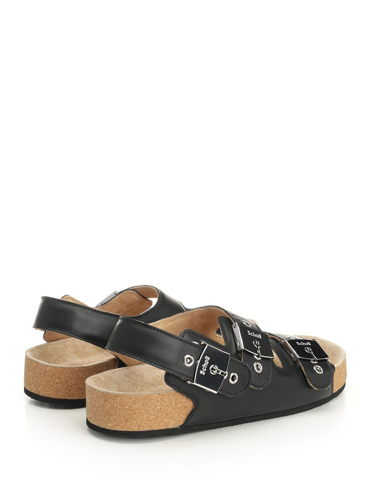 Balenciaga Scholl Sandals - Black | c8f4bea73d393bcf965967d9a88324d1879e95b5