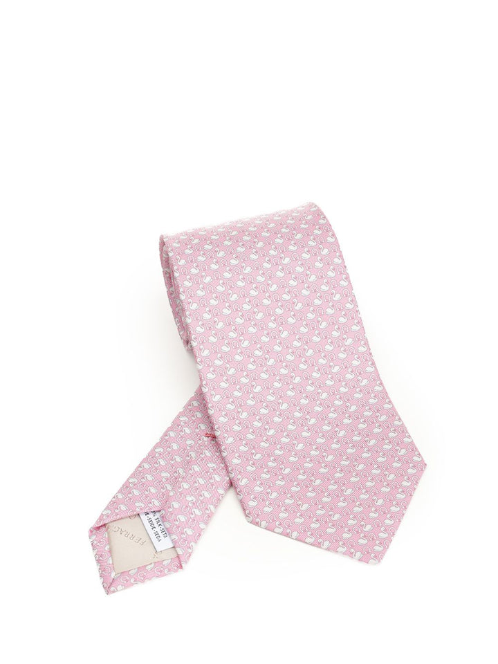 Ferragamo Silk Tie Ties And Bow Ties - Rose | 05e82c8bf58e7473d3ad4dc687f56cbf42dde2e6