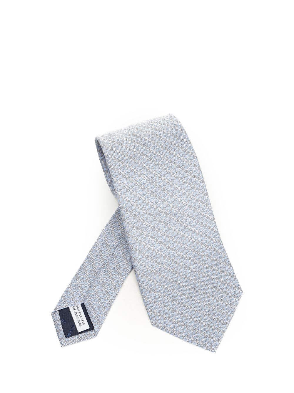 Ferragamo Silk Tie Ties And Bow Ties - Light blue | 6a5632c16f395d09104c0ca8117afe1d582b63e8