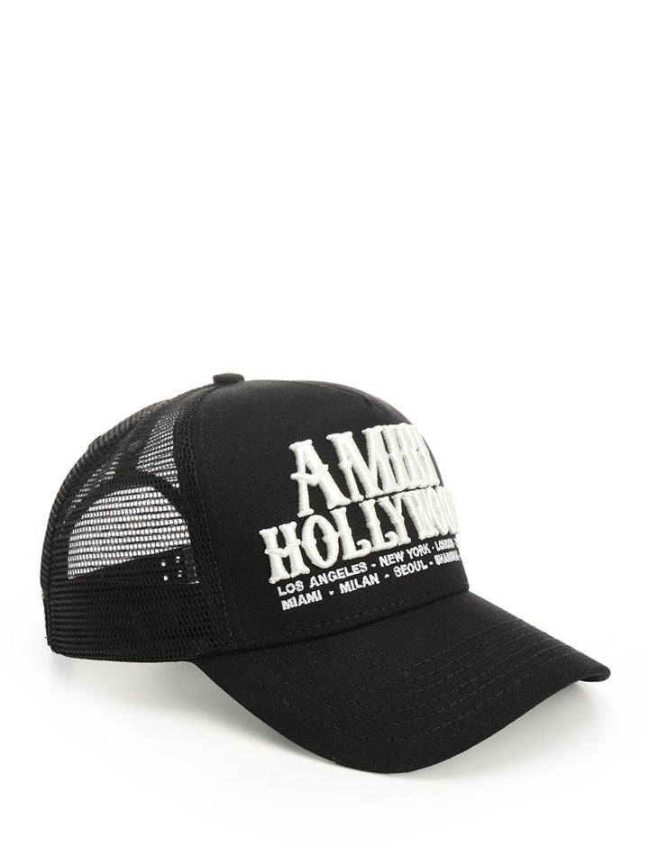 Amiri Hollywood Trucker Hat Hats - Black | 4cb625e24af980ec08e776dbaef2edee23cc6539