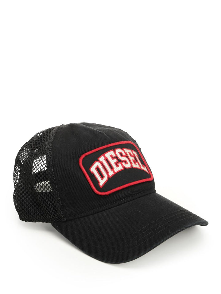 Diesel C-Meshy Hats - Black | 3941ce61e81d9333a6690d323686e2dc1fb32f2f