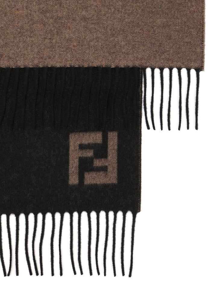 Fendi Ff Scarf Scarves And Foulards - Black | 8dedeef4432be5af1ca0cbee7b9ed0eb01f9b393