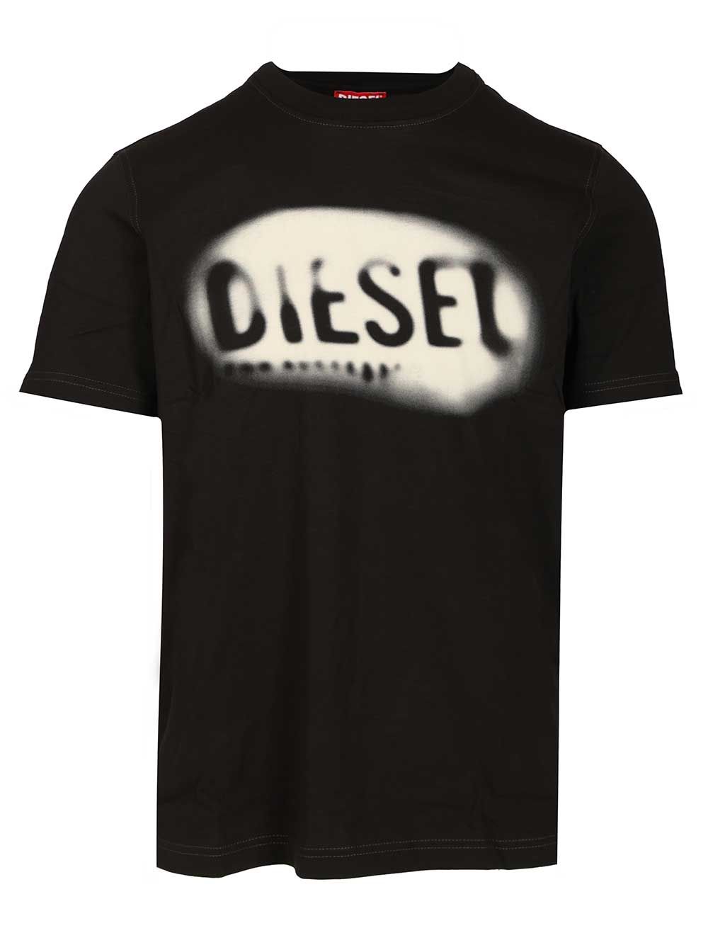 Diesel T-Adjust T-Shirt - Black | d853064b1ef1a17d4e279460aa51dcc5bae51ccd
