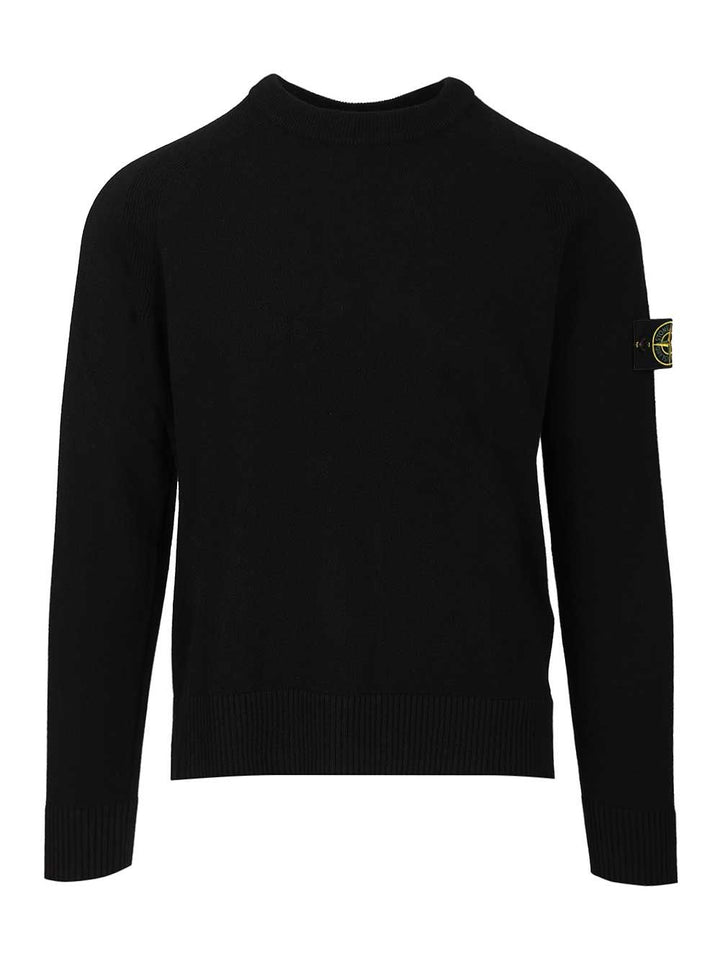 Stone Island Wool Sweater Knitwear - Black | c2217b0dbe3248ac954047d5131458efb3ed47d2