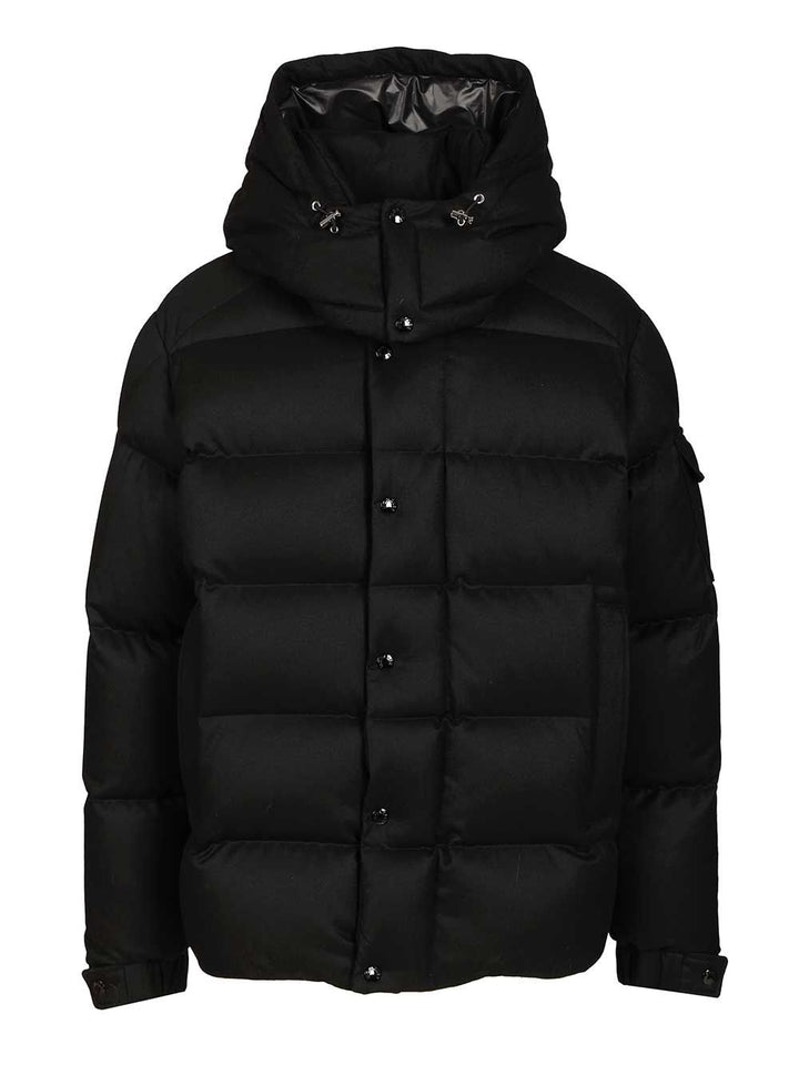 Moncler Maya 70 Coats - Black | cd7f59cbe72b2aa02fceb67f021ed80c2d8a6feb