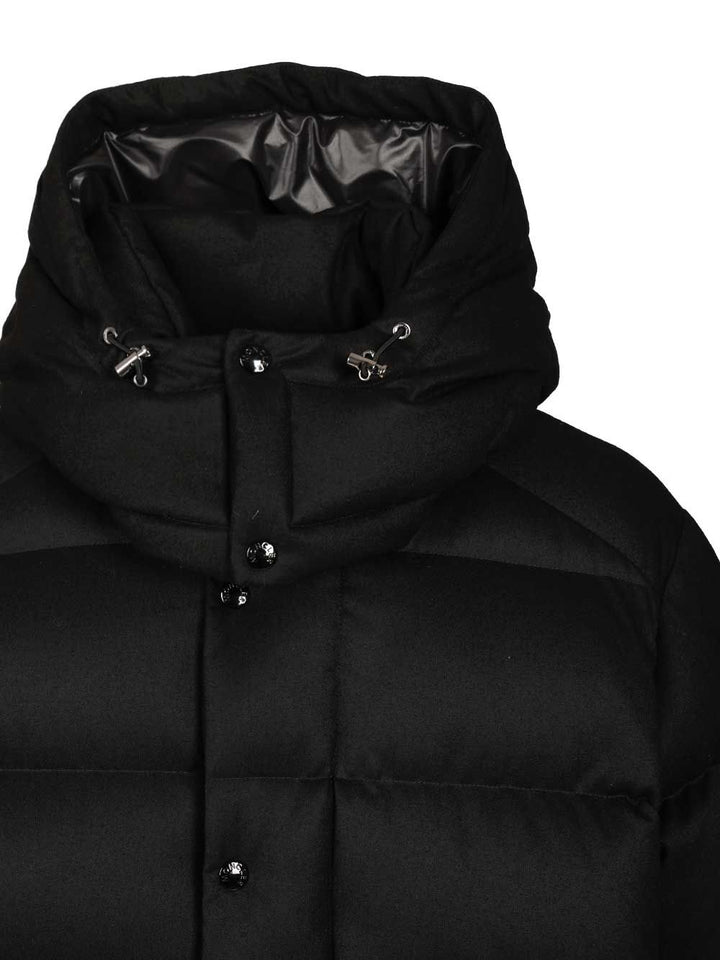 Moncler Maya 70 Coats - Black | 37d3b67ccf53f16fca60e1389db40ec1b6c0ff1f