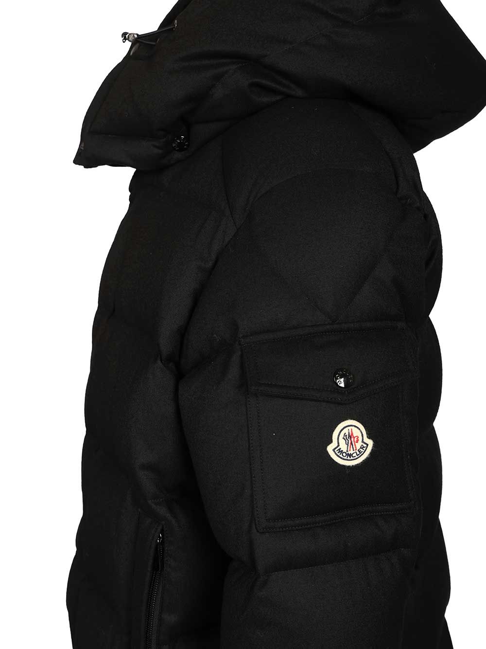 Moncler Maya 70 Coats - Black | 15d9b27e84e5e9f05f84afbac3294702a1cf9e95