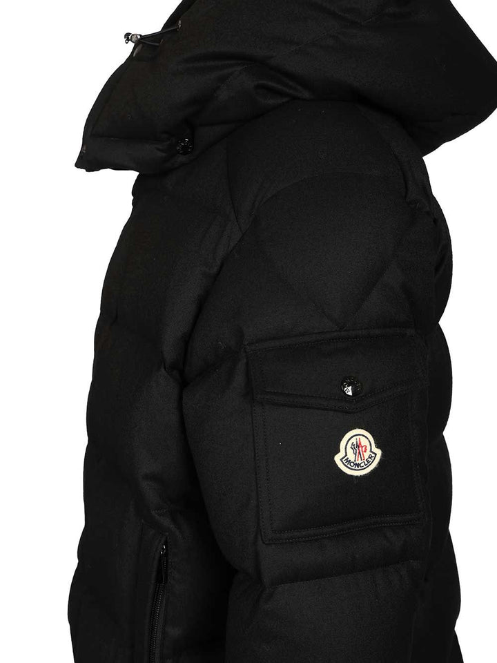 Moncler Maya 70 Coats - Black | 15d9b27e84e5e9f05f84afbac3294702a1cf9e95