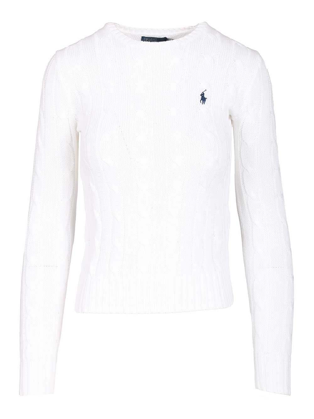Polo Ralph Lauren Cotton Sweater Knitwear - White | 84af550137978ec970e91efcda298c19f2b41e33