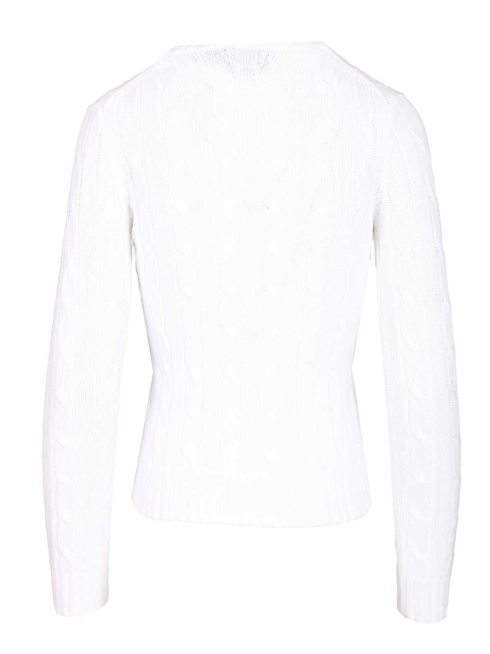 Polo Ralph Lauren Cotton Sweater Knitwear - White | 3d46493e1946f43b56bfd238f27ca9f82def4a07