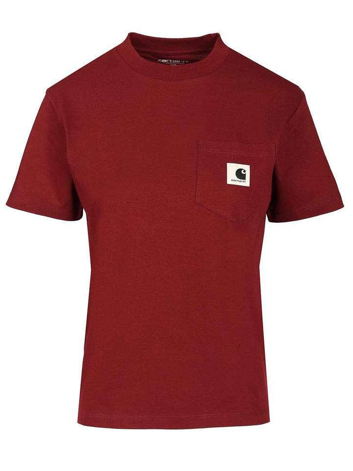 Carhartt Wip Cotton T-Shirt - Brown | 75a58efa33d408eaf678e4a167f302fb55749953