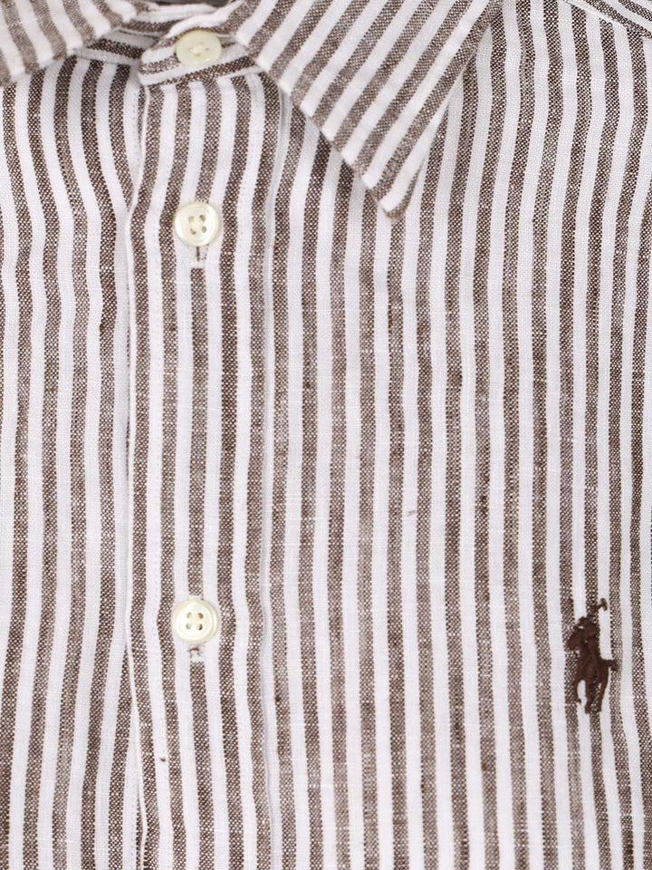 Polo Ralph Lauren Linen Shirt Shirts - Grey | 544ad60ff874a5ab5125c48bdc0904a13b372335