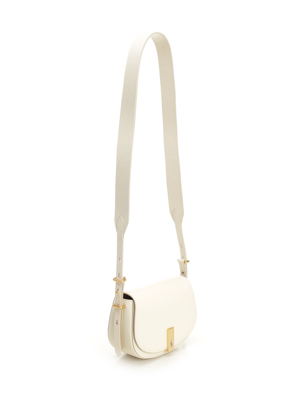 Polo Ralph Lauren Saddle Crossbody Bags - White | 6437e548191c24f31497e5945ceacc047c6259f6