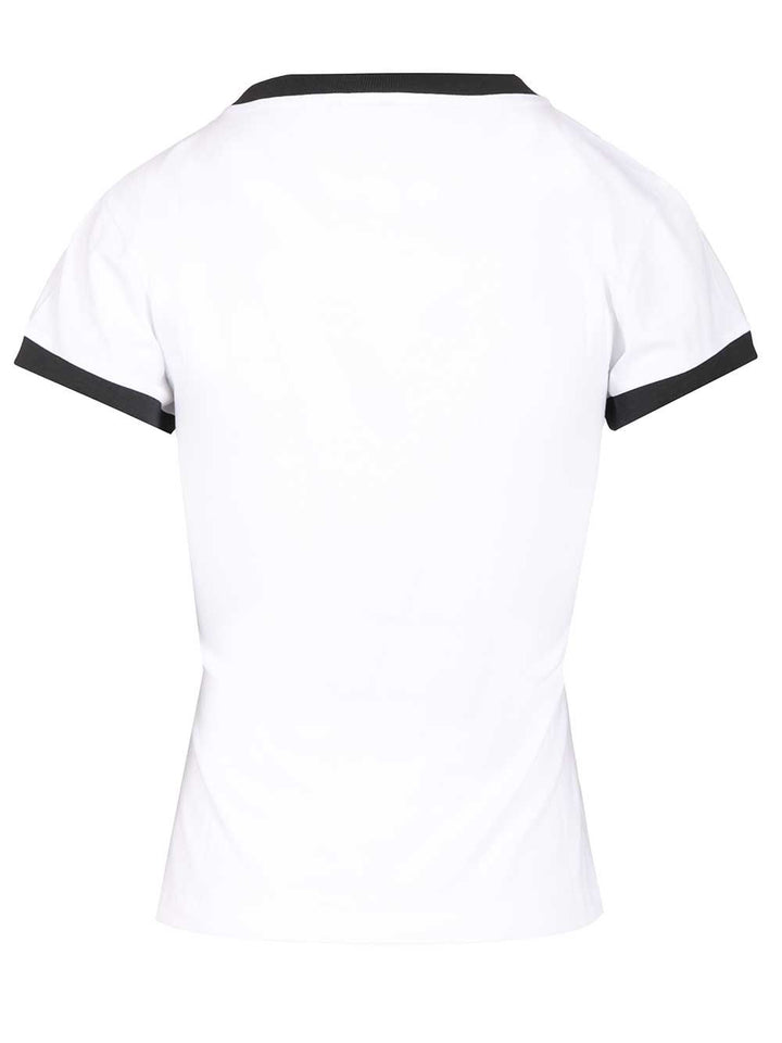 Ganni Cotton T-Shirt - White | 76f63c4ad9b72ca46ada76246e0f9694e6830c22