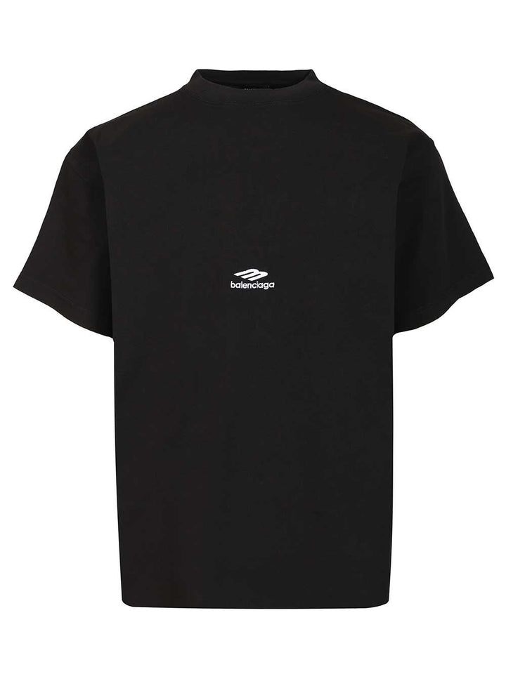 Balenciaga Oversized T-Shirt - Black | e82ba24148083241a972b348ff660e4a1e19a3d7