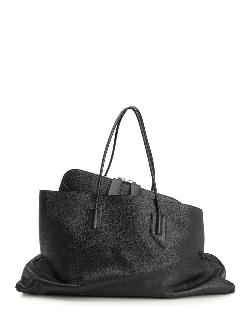 The Attico Large La Passeggiata Shoulder Bag Shoulder Bags - Black | a9971ae14e94a8662d30e39471619059445e7b93
