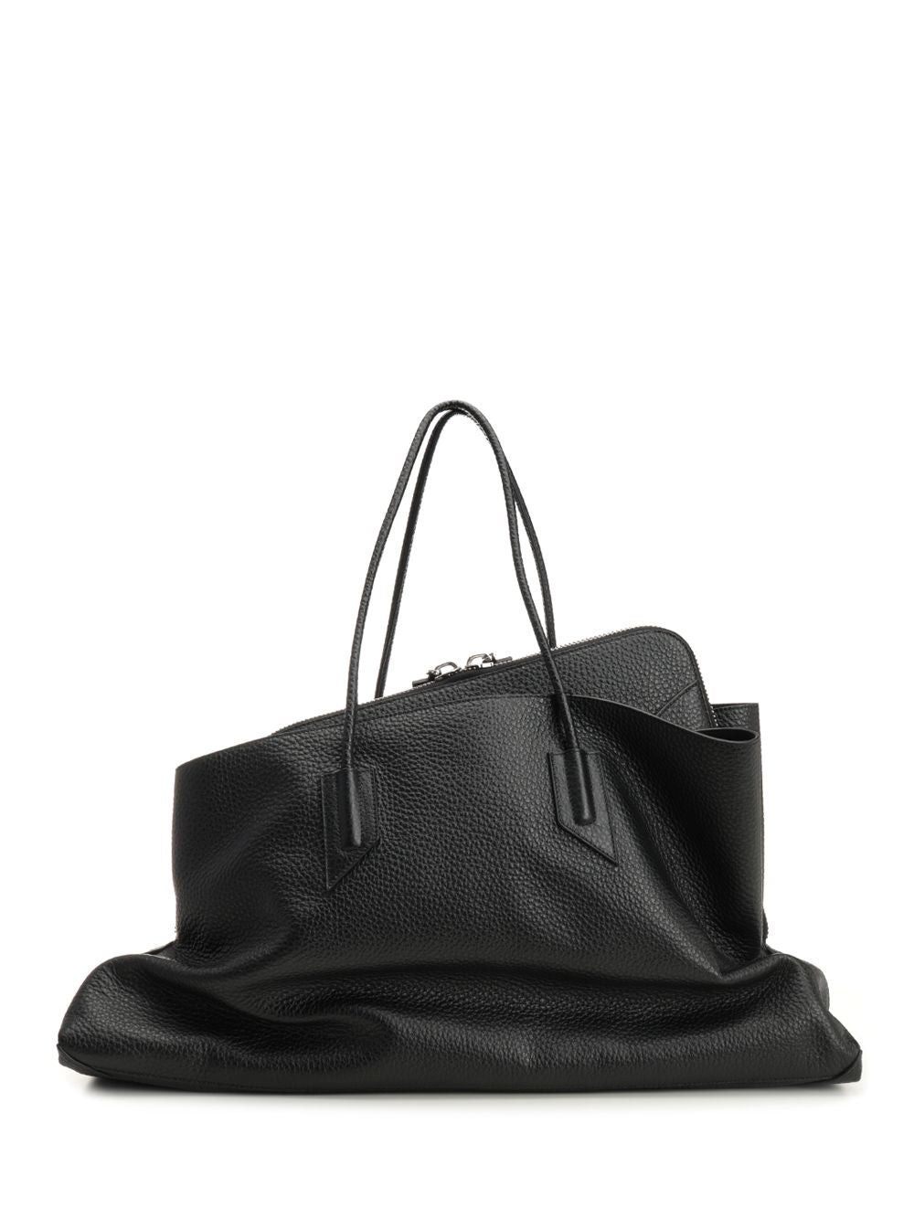 The Attico Large La Passeggiata Shoulder Bag Shoulder Bags - Black | 533d7c4f8b54ea48bcf3fb99b6f2a1bcfdbc60a1