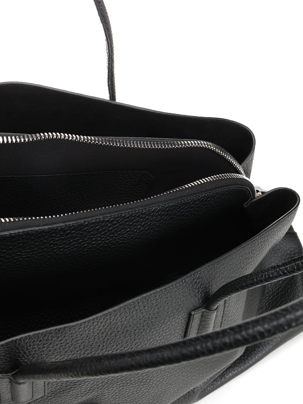 The Attico Large La Passeggiata Shoulder Bag Shoulder Bags - Black | 3d439c3d1141c30115fe0f96e456467e61288bee