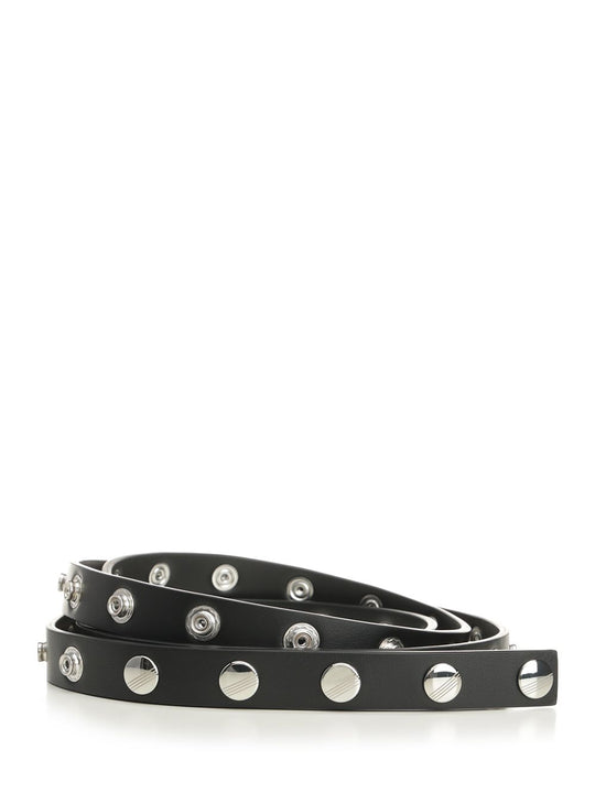 Studded Belt Belts Black