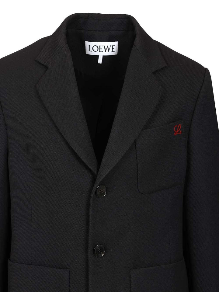 Loewe Wool Jacket Jackets - Blue | a237c8ccb71d57145a2489b4c70f9033899c620a