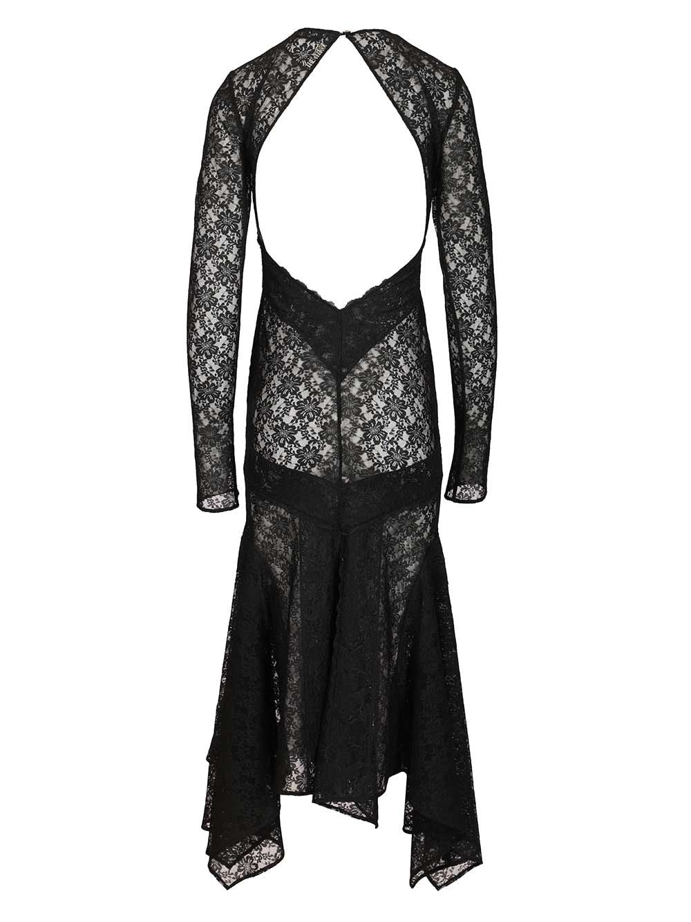 The Attico Midi Dress Dresses - Black | fdd27d58ae8893ba1d75cfe7f589a0811c244abf