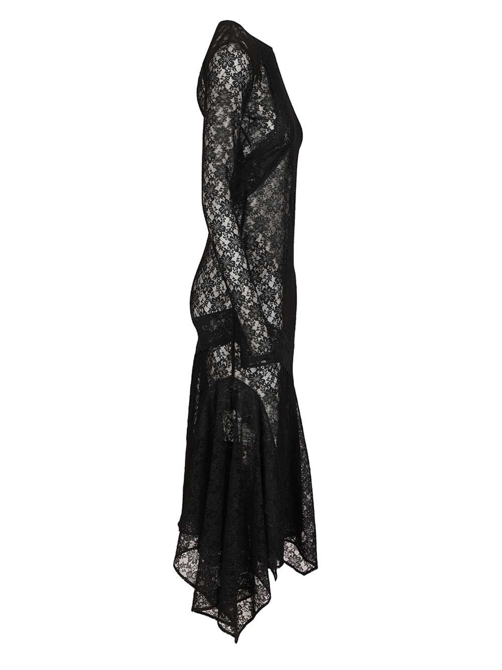 The Attico Midi Dress Dresses - Black | 1931645676a63de150bc4660f972d8b6a2e8e775