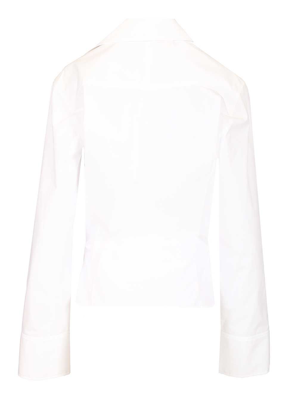 The Attico Poplin Shirt Shirts - White | 314b91f3393cb7fd22685b6e8612e76b4e9fea7e
