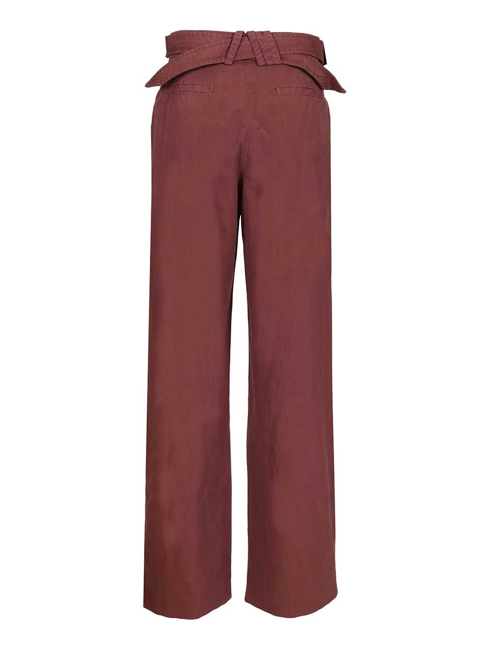The Attico Canvas Trousers - Violet | 182d992009898b28aedfaad70079f9385ff668ee