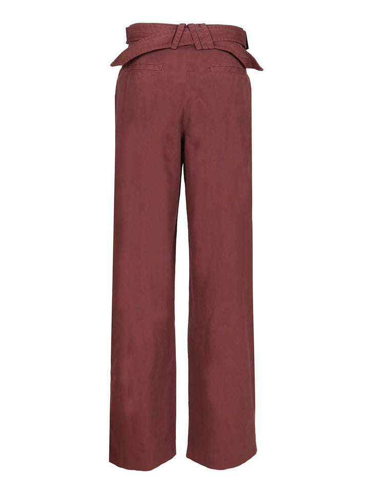 The Attico Canvas Trousers - Violet | 182d992009898b28aedfaad70079f9385ff668ee