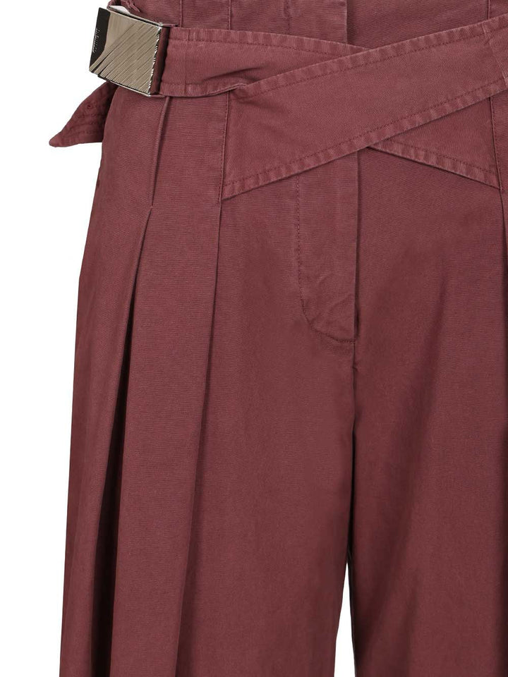 The Attico Canvas Trousers - Violet | bdf73ec717331cbeed68e7946e3d91d6d04d56fe