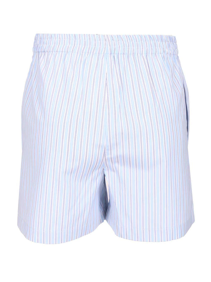 The Attico Cotton Shorts Trousers - Light blue | a3d27a6bf57fb41d2258e1c52162c5ff4e9808c5