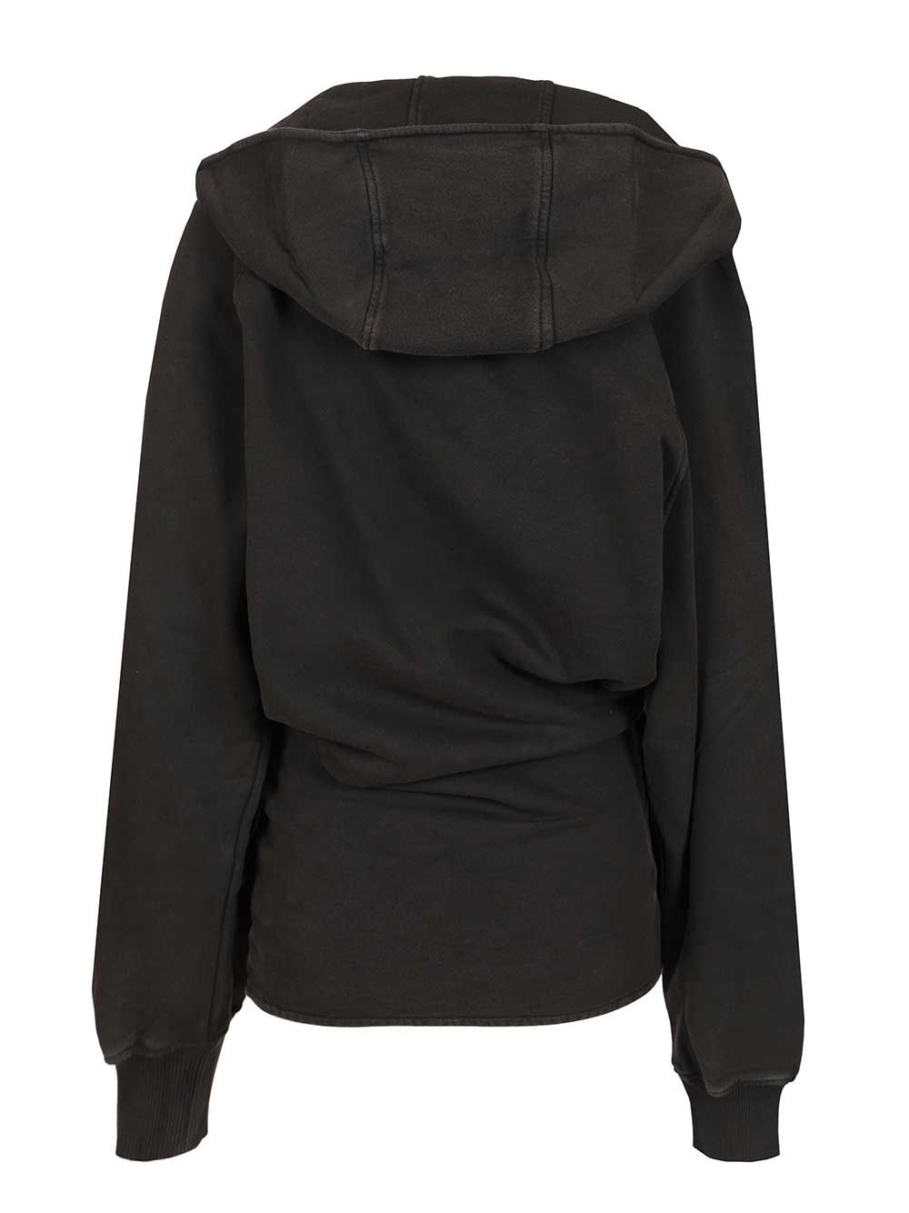 The Attico Jersey Sweatshirt Dress Dresses - Black | f3fdbaa2e67adb9c4febeb23eb7c9c56a3f06ec9