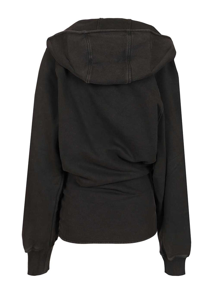 The Attico Jersey Sweatshirt Dress Dresses - Black | f3fdbaa2e67adb9c4febeb23eb7c9c56a3f06ec9