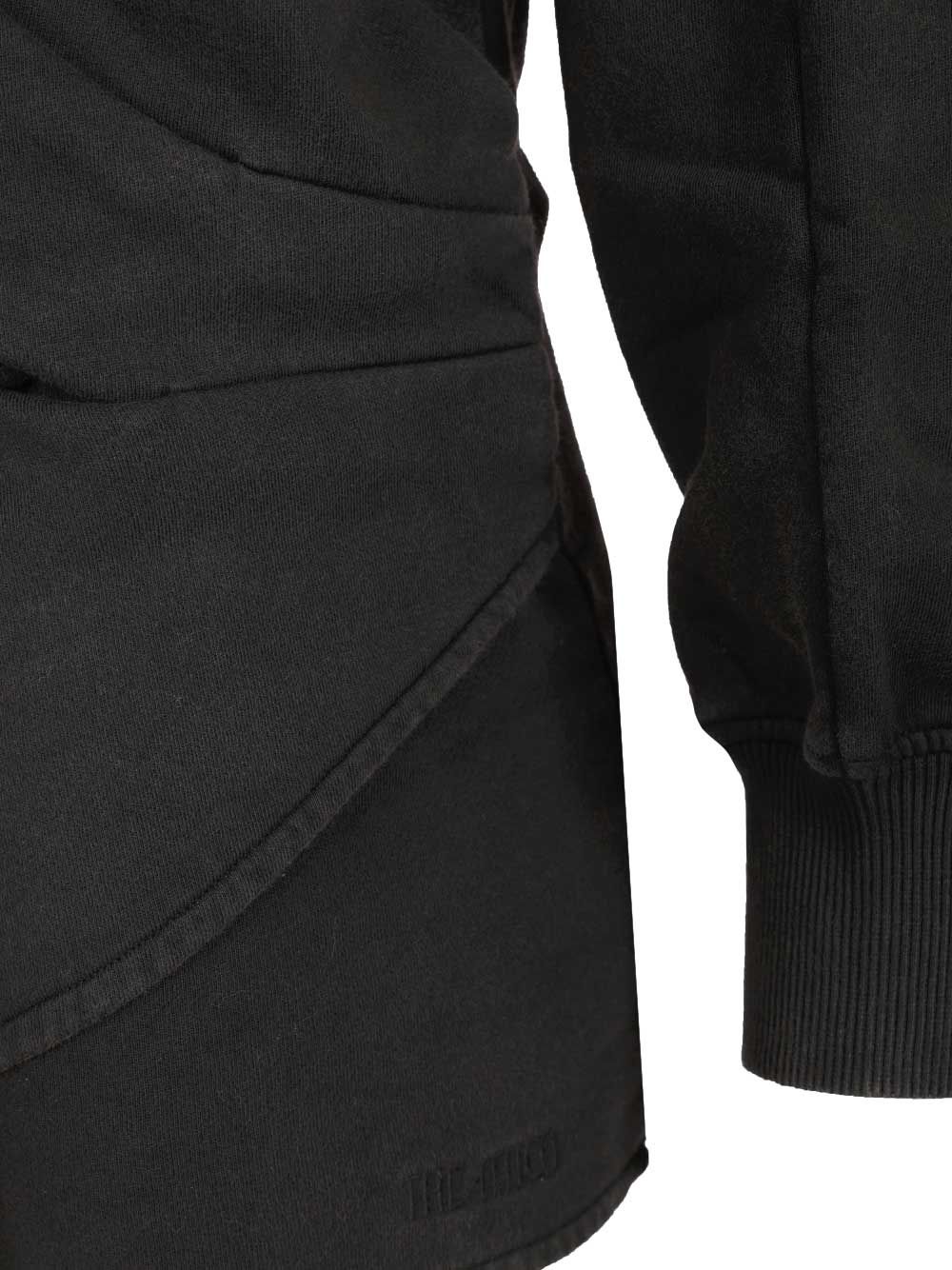 The Attico Jersey Sweatshirt Dress Dresses - Black | cbad382abf65a7a2daf4b6c3578103c111ecf3b2