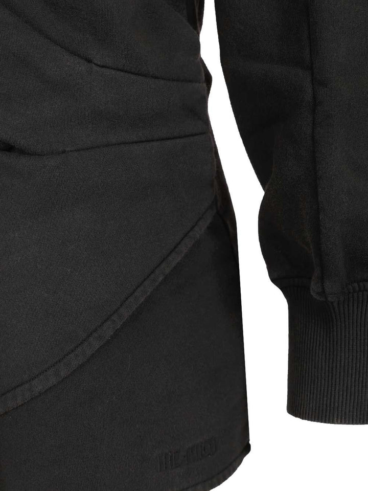 The Attico Jersey Sweatshirt Dress Dresses - Black | cbad382abf65a7a2daf4b6c3578103c111ecf3b2