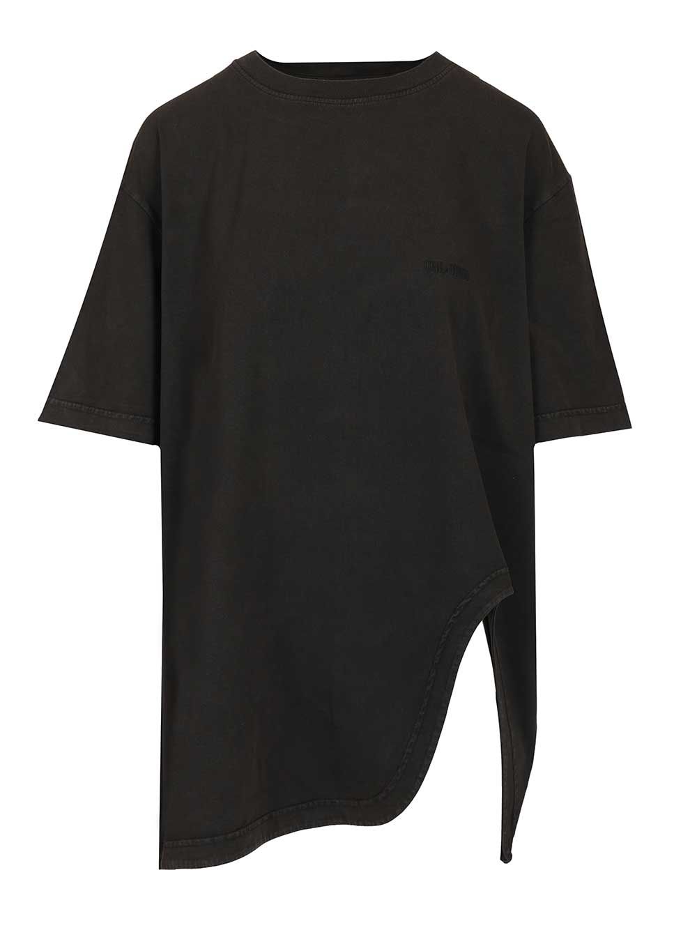 The Attico Light Jersey T-Shirt - Black | 190e678d92efabb2d388f3614558cbc85aed3498