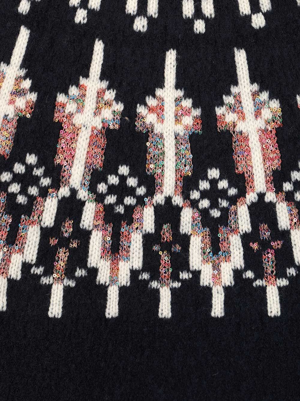 Loewe Wool Blend Sweater Knitwear - Blue | a60df0e78ce2a79a4fa341c25f504ad464a35e75