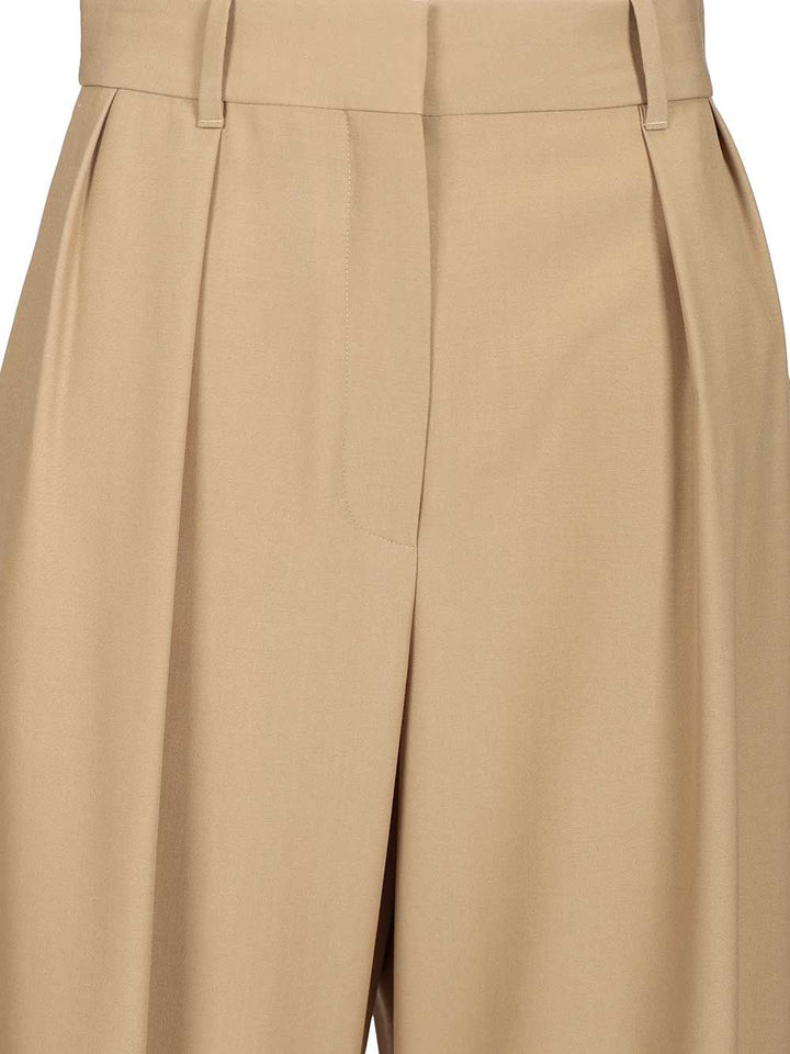 Loewe Barrel Trousers - Beige | 06926389a5b26a1f3d10417800d1b42c0ada749c