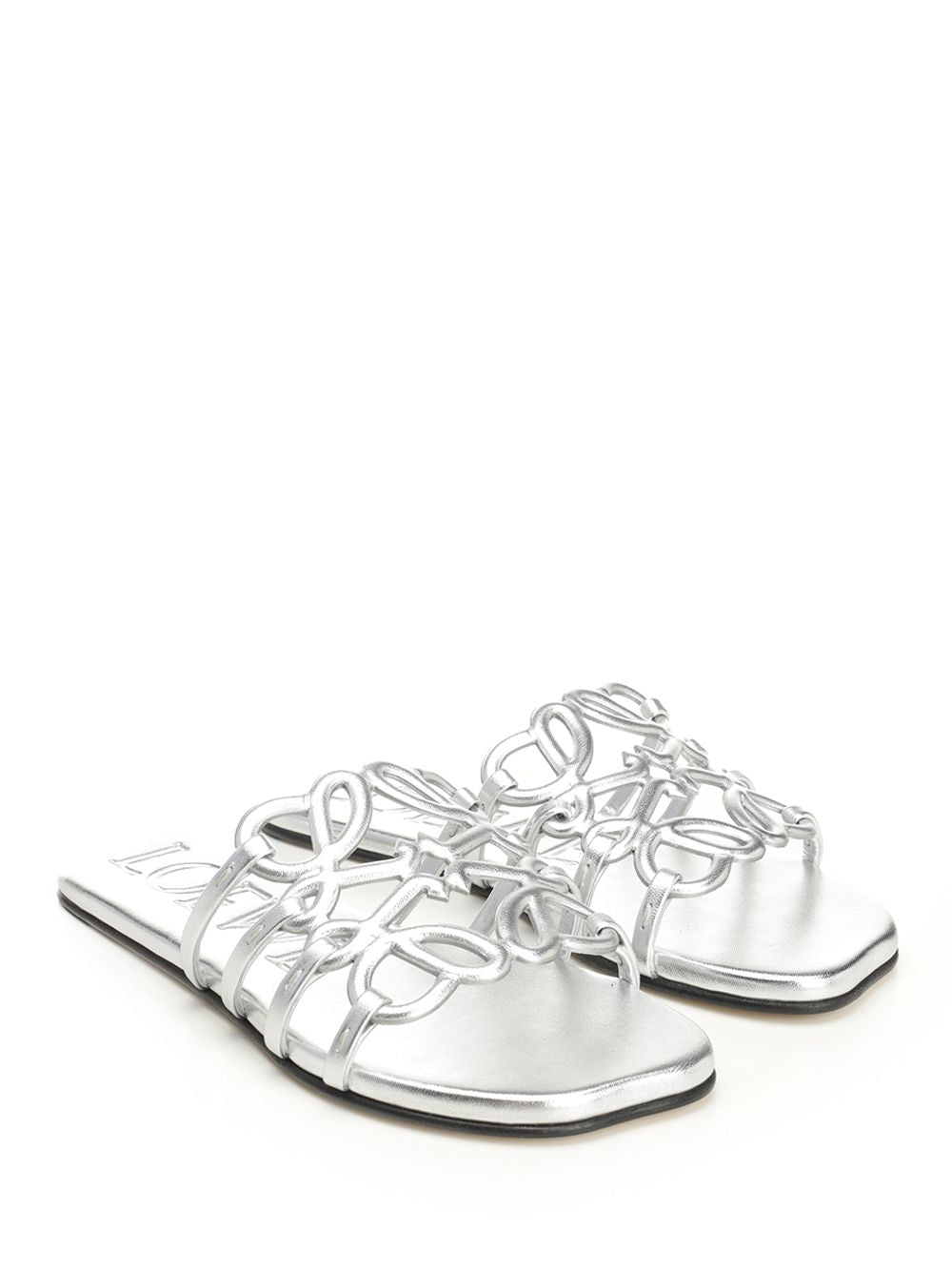 Loewe Petal Anagram Scarpe basse - Silver | e89d76d3d1cb7f3a096420888fa6a999babb53aa