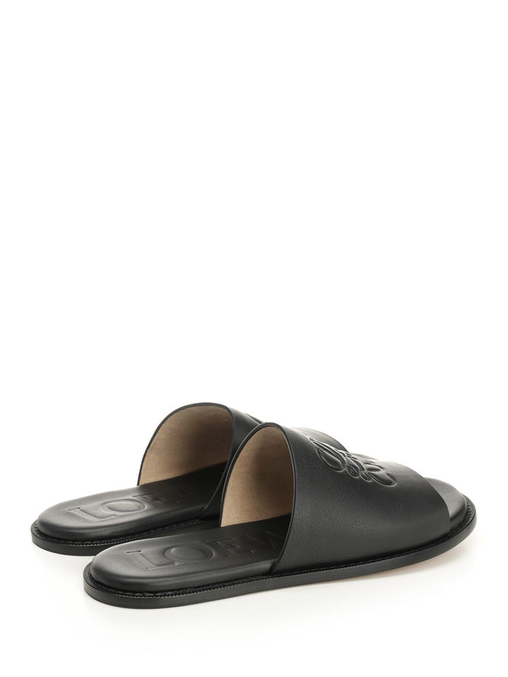 Loewe Anagram Flex Slide Scarpe basse - Black | 133446f671d3aab06fac19ad53526cc33702eb8a