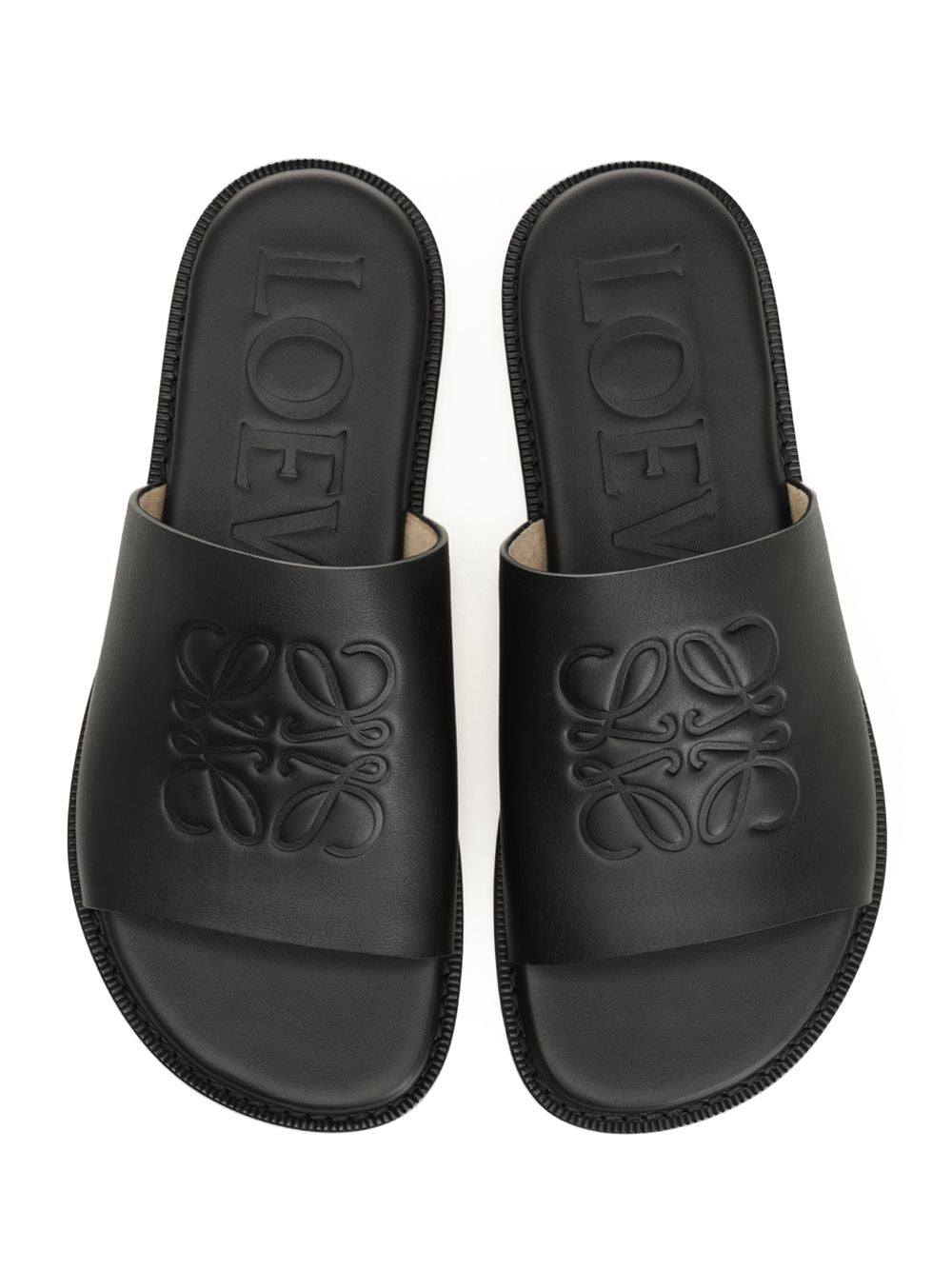Loewe Anagram Flex Slide Scarpe basse - Black | 2dcdd77da59c93bf650ed8ec06905f21c10bb5f7