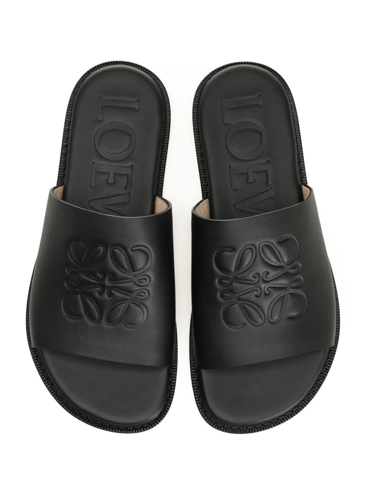 Loewe Anagram Flex Slide Scarpe basse - Black | 2dcdd77da59c93bf650ed8ec06905f21c10bb5f7