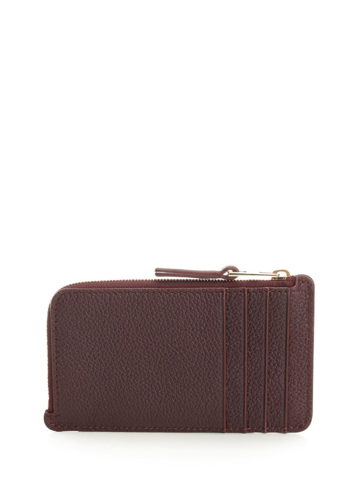 Loewe Card Holder With Coin Pocket Wallets - Bordeaux | 84e3d69eb34996b8d7af66171d22f98ea6ac2bc6